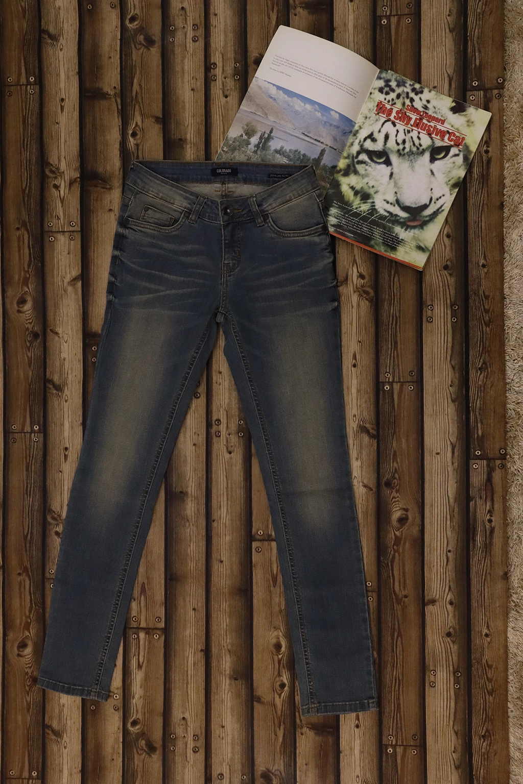 Ocean Blue Stretchable Jeans – Narrow Bottom - Image 3