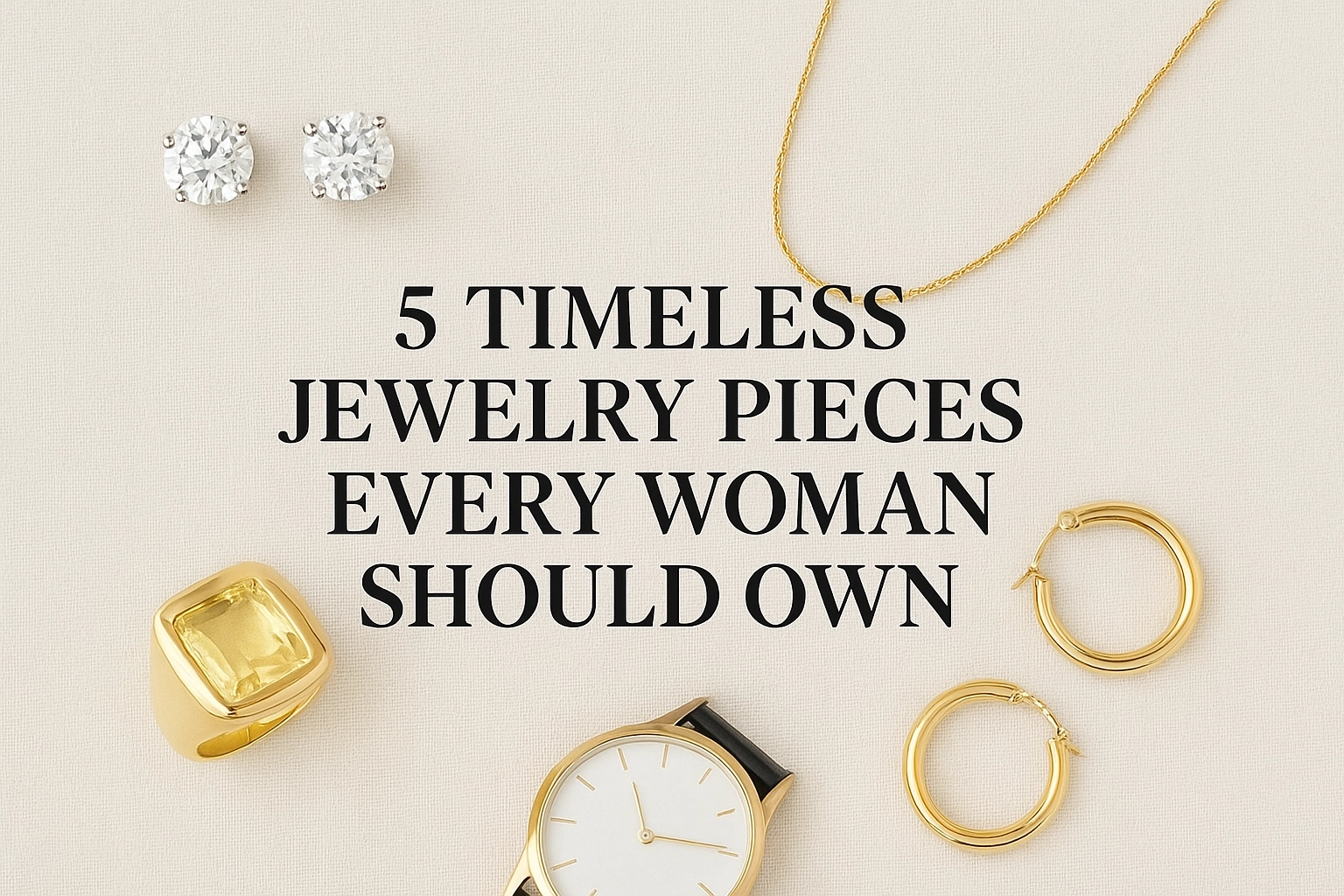 5 Timeless Jewelry Pieces Every Woman Should Own