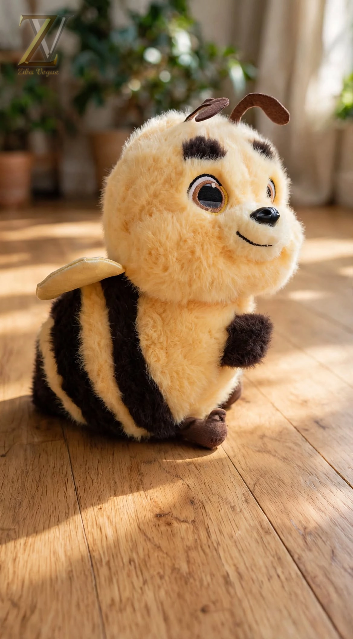 Buzzy the Bumblebee - Big Eyed Honey Plush - Image 2