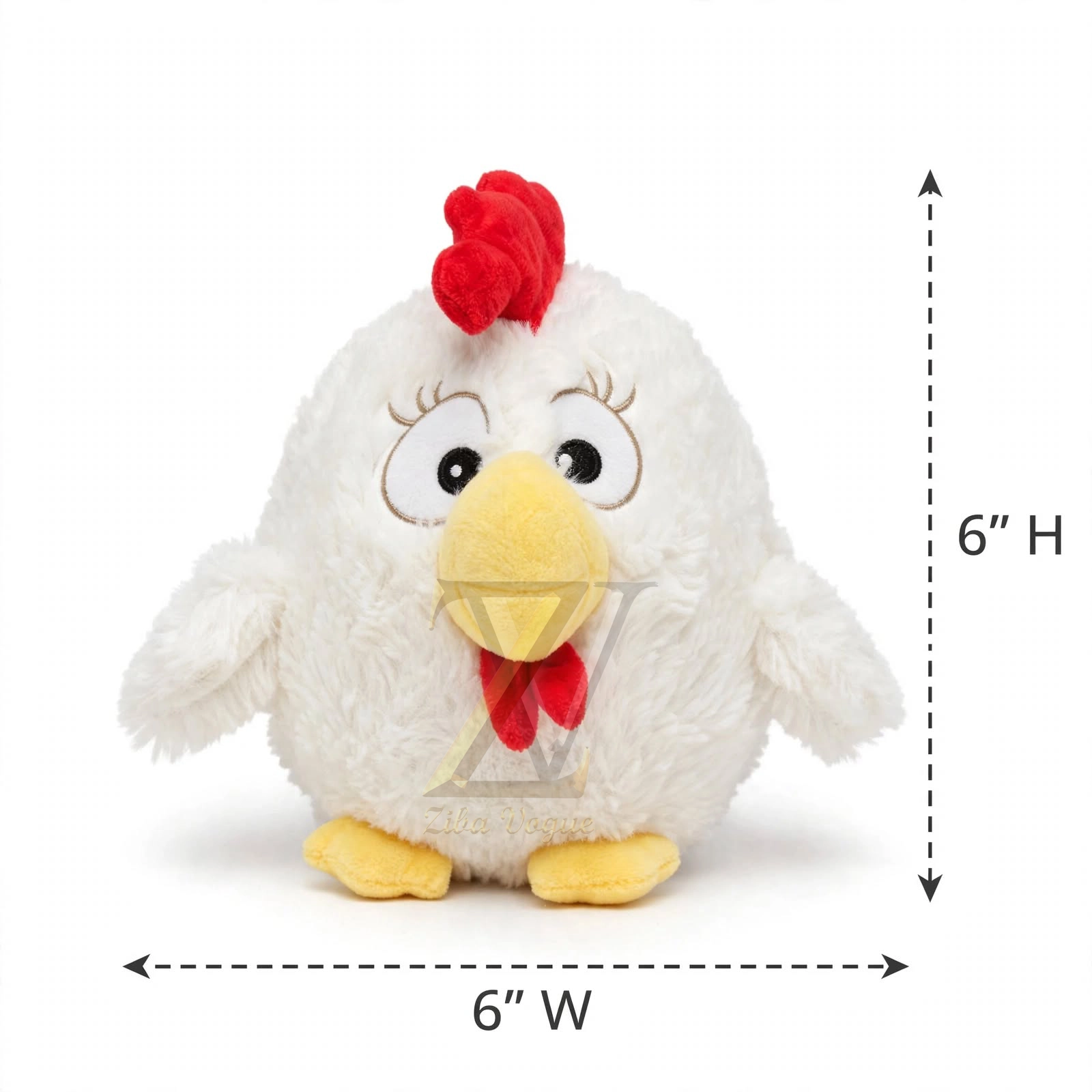 White Chicken Plush Toy - Image 2