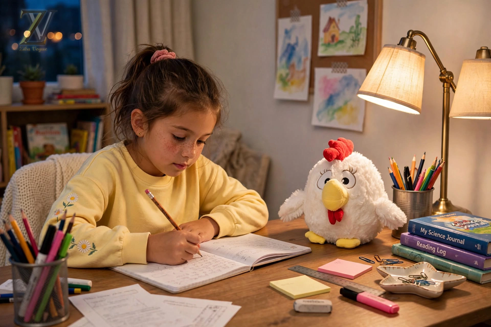 White Chicken Plush Toy - Image 3