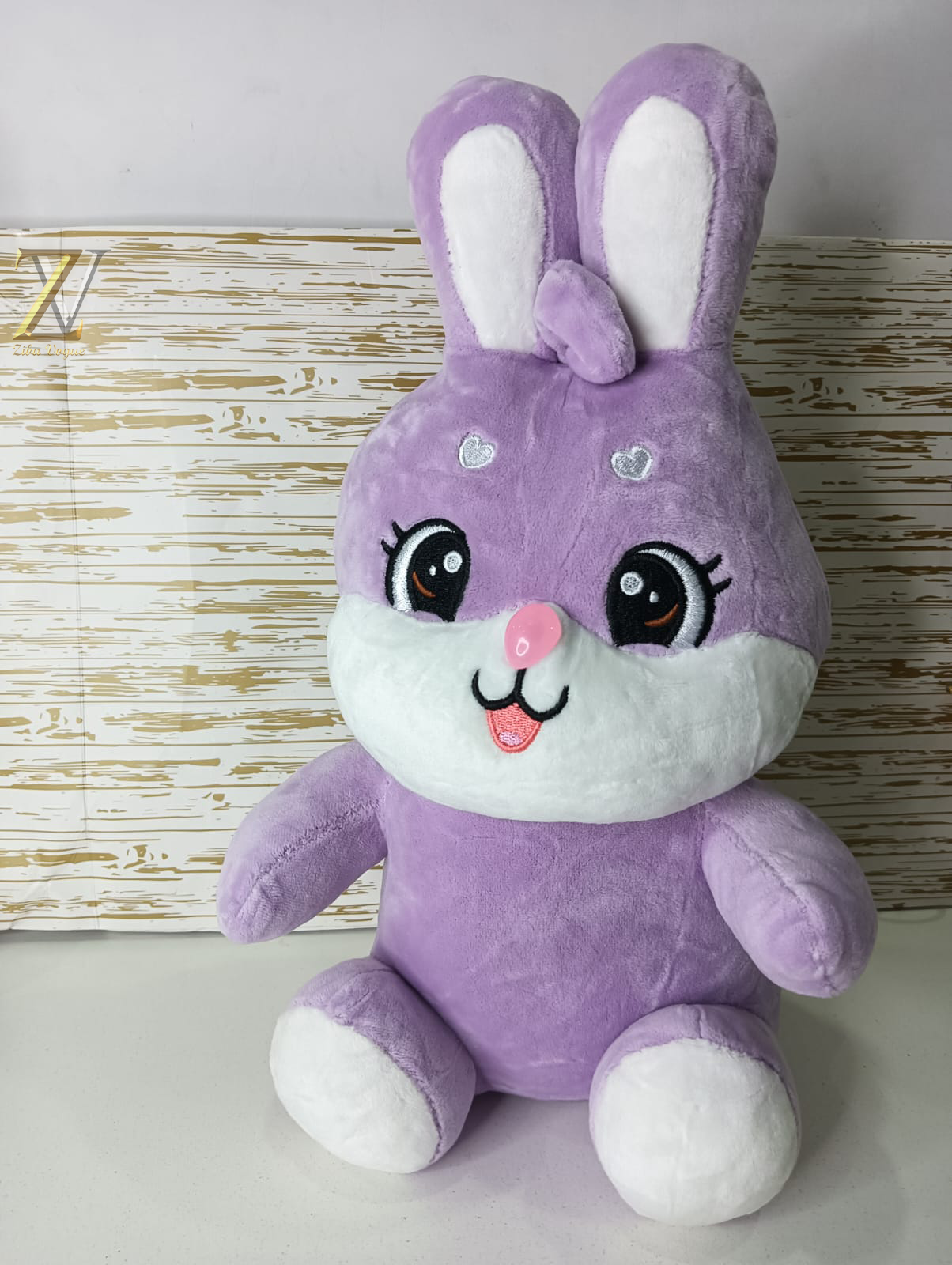 Lilac Bunny Stuffy - Image 2