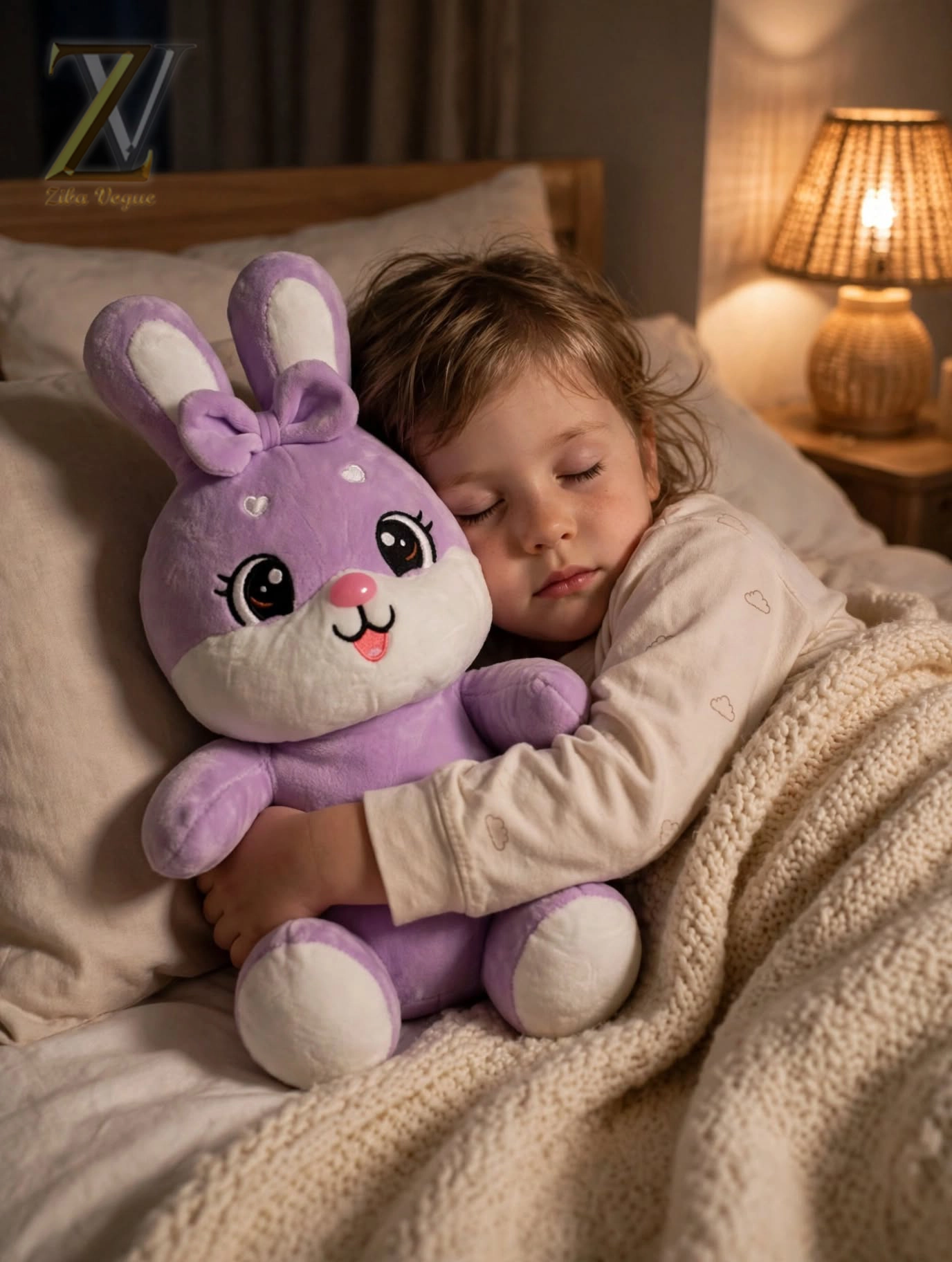 Lilac Bunny Stuffy