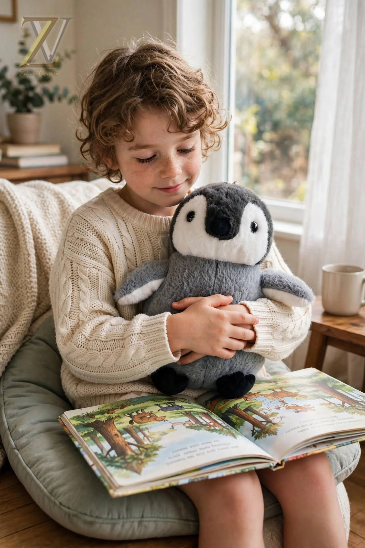 Pebble Penguin Stuffy