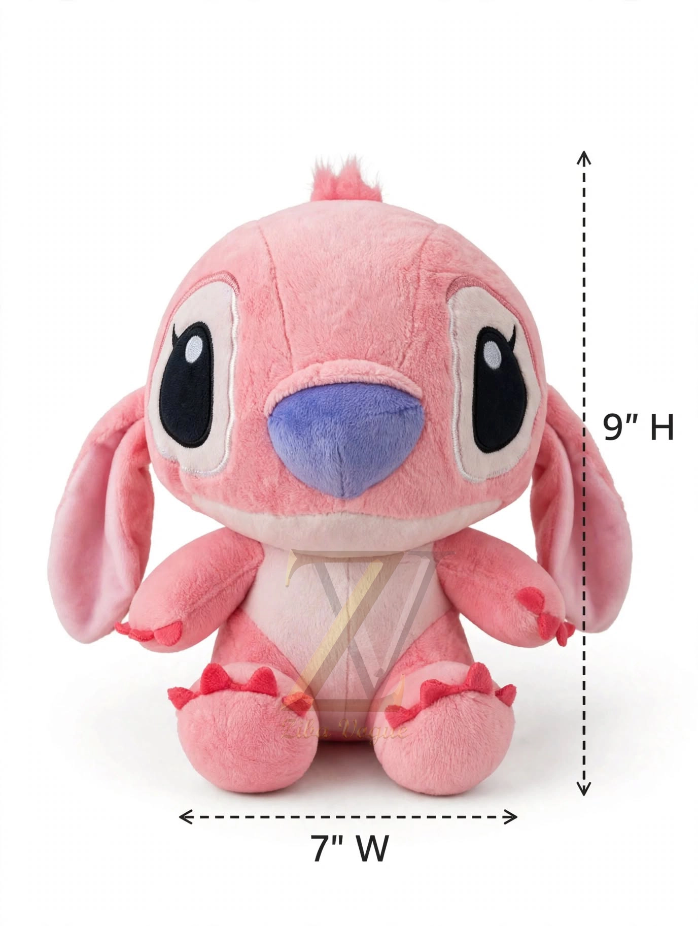 Pink Lilo Stuffy – Cute Pink Character Toy - Image 2