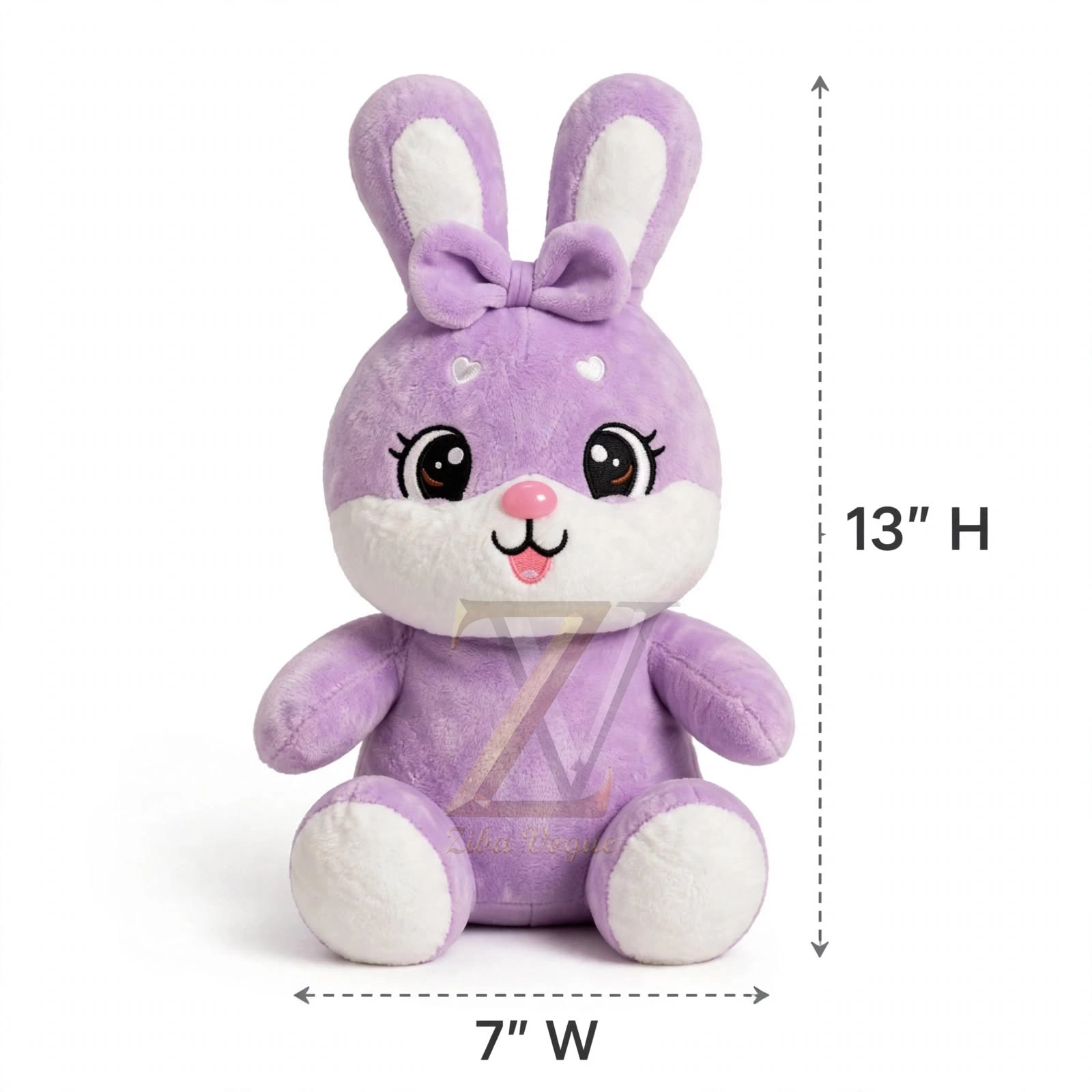 Lilac Bunny Stuffy - Image 3